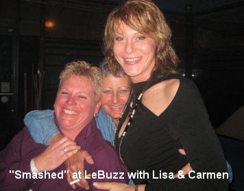 Lisa, Carmen &#38; Renee Reyes at Le Buzz